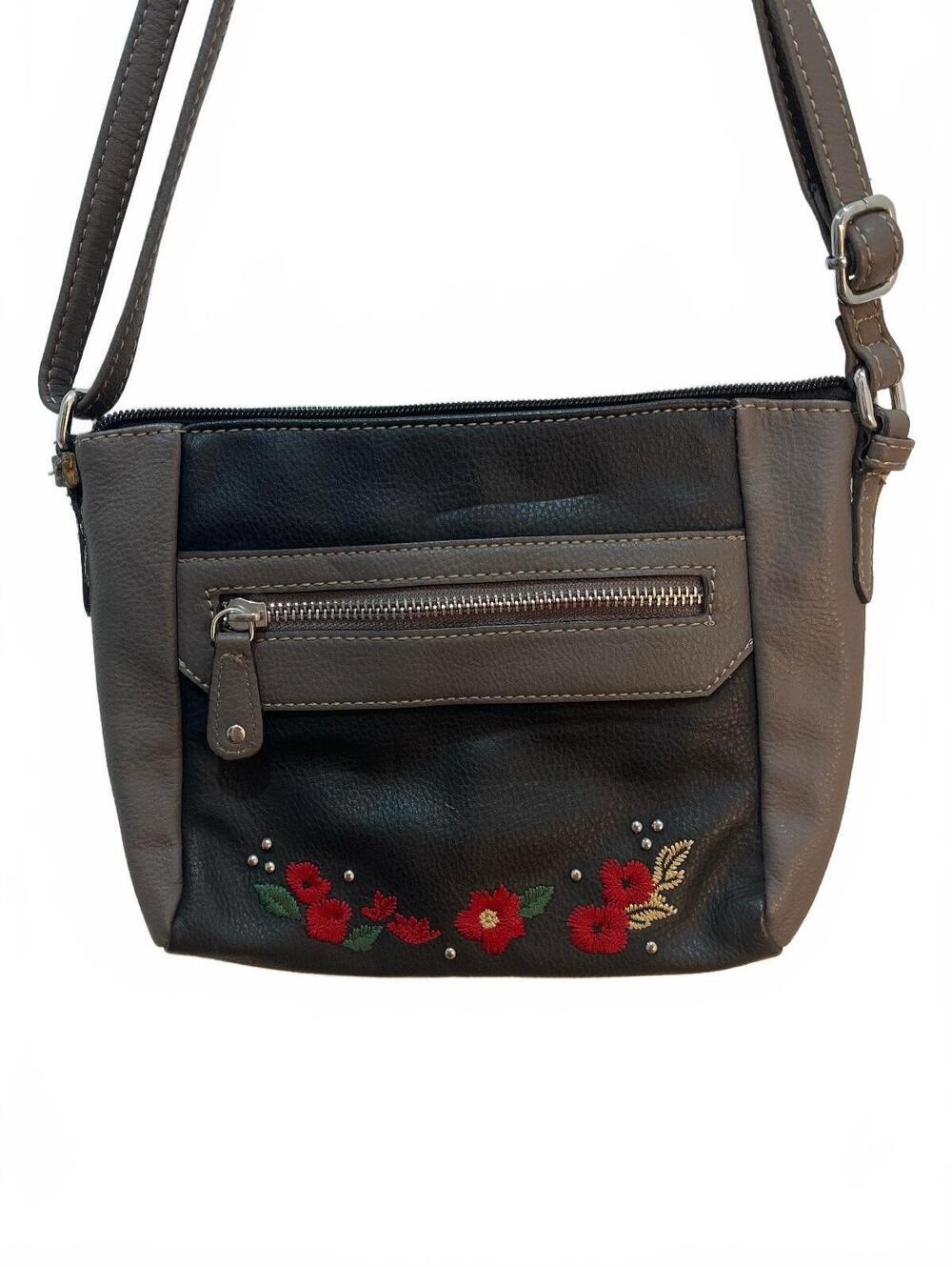 Kmart Women's Crossbody Bag with Floral Embroidery